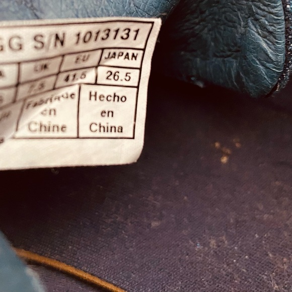 UGG Freamon Chukka Boots Washed Denim Suede Treadlite Sz 8.5 Super Lightweight!! - Picture 6 of 10